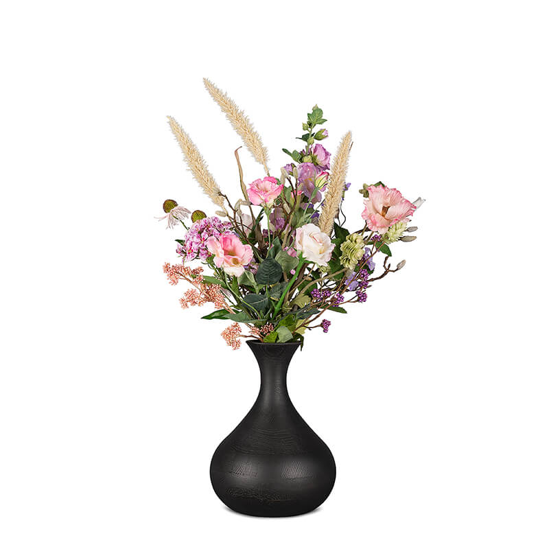 Uitgelichte afbeelding voor “Vase – Matte Black Oak Wood”