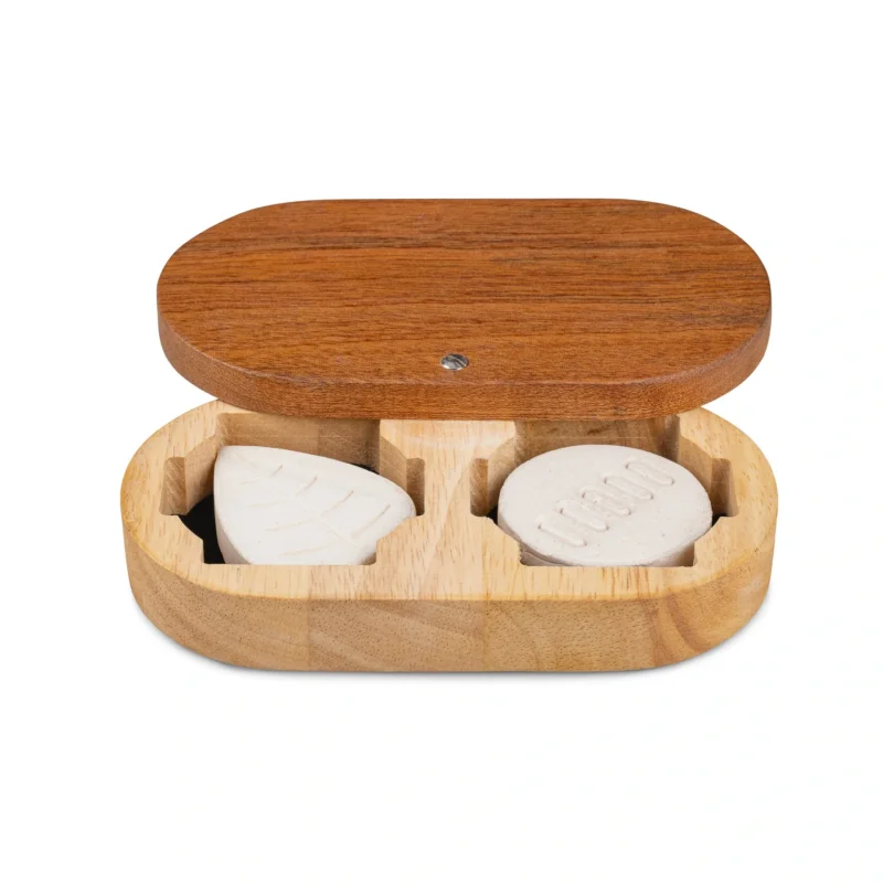 Uitgelichte afbeelding voor “Cremation keepsake box – 2 stones”